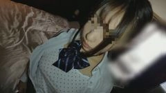 【個撮】県立普通科①無垢な色白少女。家庭の事情により助けました。野外露出～ホテルで奉仕。3