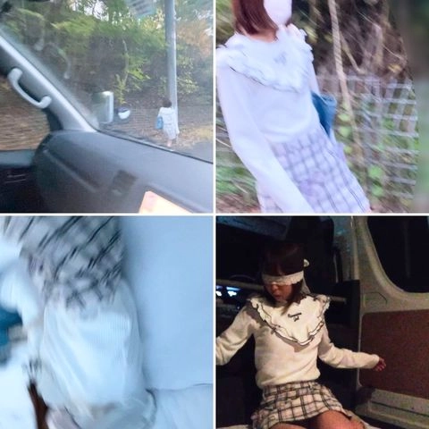 【閲覧注意・キャンプ◯◯ワブ】４カメマルチカム編集　小柄ちゃんを待ち伏せて****　嫌がっているのに中出し　男「これ＊＊＊の匂いじゃねーのか？」嫌だ、助けて、中で出さないで」2