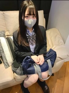 【初撮り】18歳黒髪清純制服美少女みかちゃん！初経験生挿入！Fカップの幼い体に孕ませ初中出し！生理が来ないと連絡が来ました【人生初大量生中出し】1