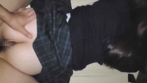 県立商業科テニス部②ツンデレ*女。カラオケ手コキの後レンタルルームで生チンポ押し付けハメ撮り1