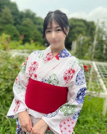 【天使再臨】【完全顔出し】激カワ青山学院大生ひまり　夏休みに夢の浴衣デート！ホテルで濃厚中出しSEXを激写！！