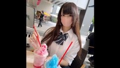 個数限定！！【無修正】子猫の様に甘えるアイドルフェイスの可愛すぎる女子◯生！！汚れた男の性液を飲ませたあげく立て続けにゴム無し膣内射精！！0