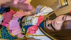 稀少品【アイドル】裏フェラ【流出】ステージ後、楽屋裏でお偉いさんのチンポをしゃぶるアイドル裏映像　口内精子【個人撮影】4