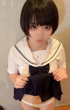 【顔出し】18歳現〇生。おじさんと明るく援〇するｐ活８ 背徳のセーラー服。久々の再会で中出しセックス感動V(o`･ω･o)V♪0