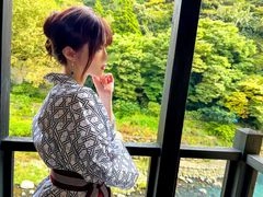 【個人撮影】Fカップ美乳 大学職員のお姉さん28歳 大学教授との秘密不倫デート 温泉ハメ撮り中出し旅の一部始終0