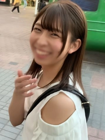 ※初回数量限定※【渋谷しろうと⑥】キュン死・確定 天真爛漫エチきゃわ女子大生21歳【中出し２回】