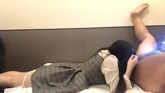 【完全新作・先着100人1000円オフ】りょうか20歳・生・顔射。元メイドのぴえん系美容学生を、一切脱がさずにCFNMプレイで速攻ハメころす！【絶対素人・B面コレクション】（120）8