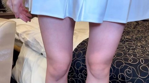 【個撮】戸里津帰宅舞②色白アイドル顔の女　テニス舞ユニフォームで笑顔を絶やさず絶頂から中出し種付け　相談③2