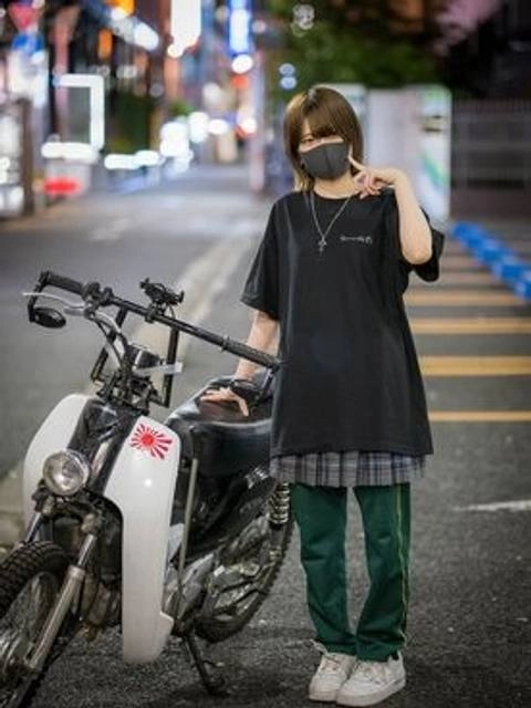 【個人撮影】ムラタ18歳美形ボーイッシュバイクガールにノーヘル騎乗で生中出し【山射】6
