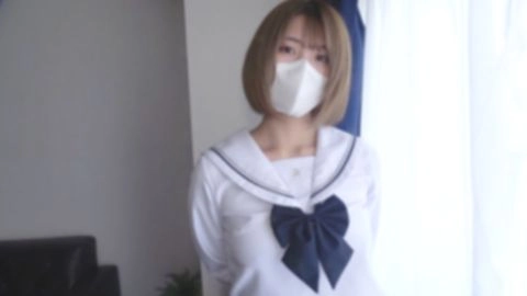 ♡3/2迄半額【無・完全素人】超かわいいJDは制服の似合う19歳！まだまだ開発途上のうぶマンに極太マラでパンパン根元までピストン！0