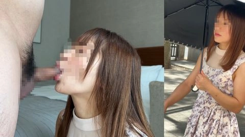 【フェラチオ美女百景】日常とフェラが並行する2画面構成！イラマ・69・ごっくん・淫語まで収めた口内発射4連発・希美さん編1