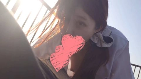 (無)【個撮+屋外】スポ根メンヘラ❤校舎屋上フェラチオサポート3万円【4K画質】❤6