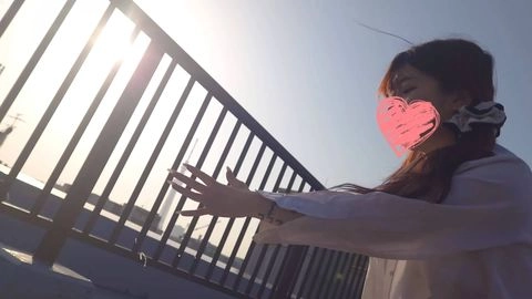 (無)【個撮+屋外】スポ根メンヘラ❤校舎屋上フェラチオサポート3万円【4K画質】❤8