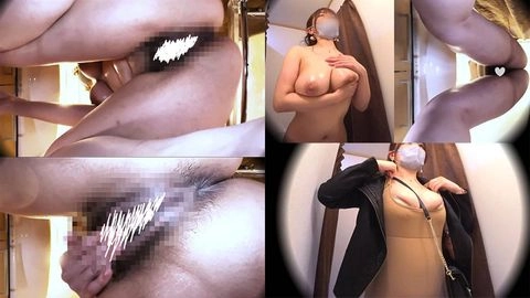 「驚愕な剛毛…('_')」極ムチIカップ爆乳モジャ×2マン毛グロマン脱毛前の恥ずかしい姿 生着替え4