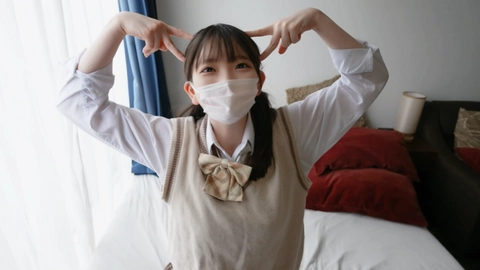 ★緊急先着4K★141㎝18歳声優志望★色白巨尻★自宅にて初中出し独占記録【先着高画質特典付き】0