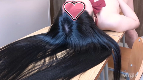 『清純派黒髪ロングヘアツバキ　憧れの先輩ヒロインと新入学歓迎髪フェチデート』 ★髪フェチな後輩クンを呼び出し、二人きりの新入生歓迎儀式♡思う存分黒髪ロングヘアで遊ばせて、お仕置きしちゃう放課後デート2