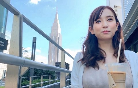 【3連続射精】秋田美人登場！美の本場から舞い降りたHカップの奇跡美人に中出し＆口内射精2発!!0