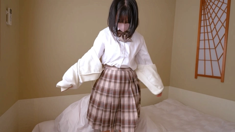 ★緊急先着4K★138cm18歳★超痙攣鬼イキ★制服着用で初貫通3連発ガチ中出し【先着高画質特典付き】0