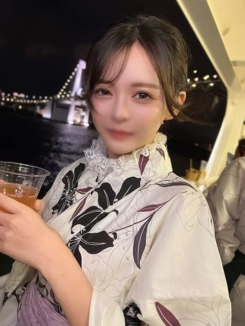 激アツ！真夏の夜のイチャラブおせっせ・浴衣がヤバすぎるスレンダー美乳な最強ビジュ強女子大生・20歳⇒ピンクの膣内に大量中出し『らん』