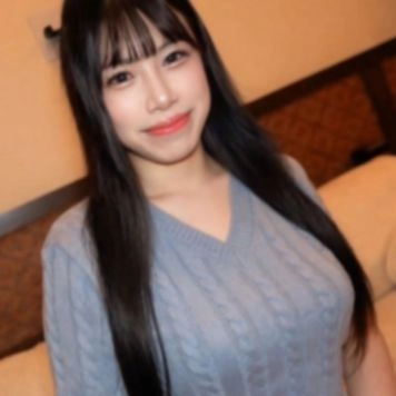 【無】地方局の巨乳女子アナ系Ｈカップ女性！ビッタビタニットで巨乳アピール⤴たぬき顔が可愛い、ゴックン