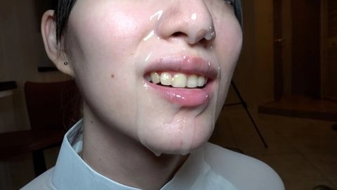 【無】最強ビジュアルのスレンダー美女！タイトなア〇ザイ着衣で美人度爆上げ⤴　ゴックン、大量顔射、中だしの計三発　※特典高画質3