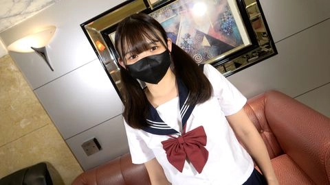 第５弾、巨乳特大乳輪、清楚黒髪美女、野呂ちゃん。セーラー服コスプレで、パイズリ、フェラ、パイパン中出しセックスハメ撮り動画、レビュー特典で無修正2