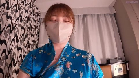 ◉購入特典客観パイズリ【Kカップパイズリ】チャイナコスで名古屋へ出張パイズリ。いつも通り安定のパイズリマスターを発揮0