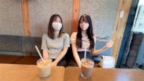 ※本日限り【歴代最高作】奇跡の出演！方言が可愛い幼馴染のﾊｰﾚﾑ３P解禁♡初めてのレズsexに照れながらもW潮吹き＆W中出し。。2