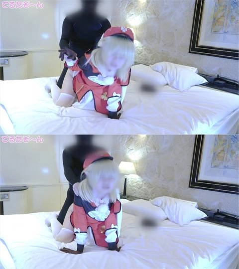 ぴちぴち細身●８歳！低身長なレイヤーさん来てくれました！笑顔で原神クレーちゃんやってもらいました。えっち編２7