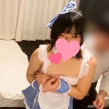 22歳彼氏に一途なバスケ部女子と3回目！可愛いメイドコスプレでNTRセックス♡【後編】No.308