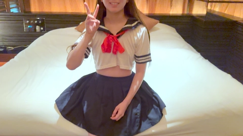 【現.役アイドル】わずか数日で完売した大人気アイドルの新作。「中にほしぃです、///」パイパンまんこにたっぷり孕ませ中出し（私服・制服の二発）6