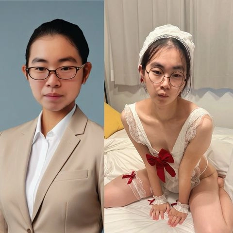 【Z世代の日曜の日課はハメ撮り！？】貧乳、陥没乳首、ガリ勉メガネの芋っ⚪︎の豪華チナラ　６年間の撮影で立派な淫乱女に変貌中！？1