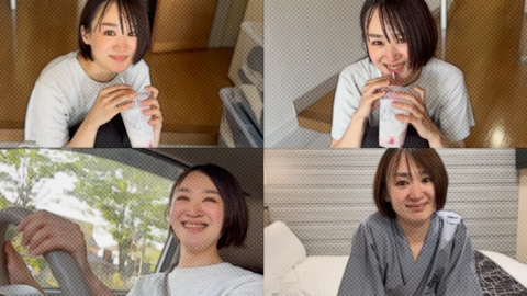 スッピンでカメラ目線をさせられる羞恥プレイで涎を垂らしながらアへ顔する女子大生0